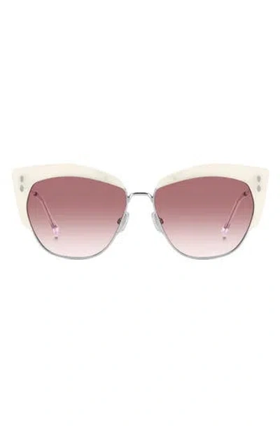 Isabel Marant 58mm Gradient Cat Eye Sunglasses In Neutral