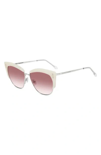 Isabel Marant 58mm Gradient Cat Eye Sunglasses In Neutral