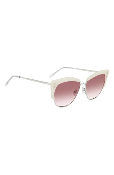 Isabel Marant 58mm Gradient Cat Eye Sunglasses In Neutral
