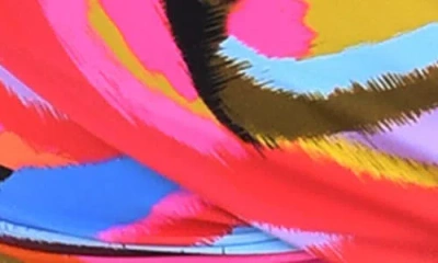 La Blanca Tropic Waves Twist Front Bikini Top In Multi