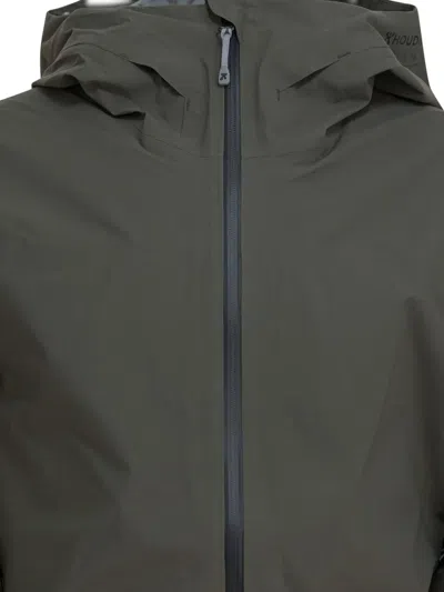 Houdini Sportswear Green Recycled Polyester Jacket In Brown