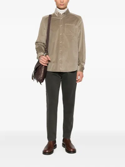 Drykorn Liet Buttoned Corduroy Shirt In Pink