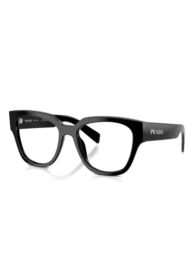 Prada Full Frame Plain Mirror In Black