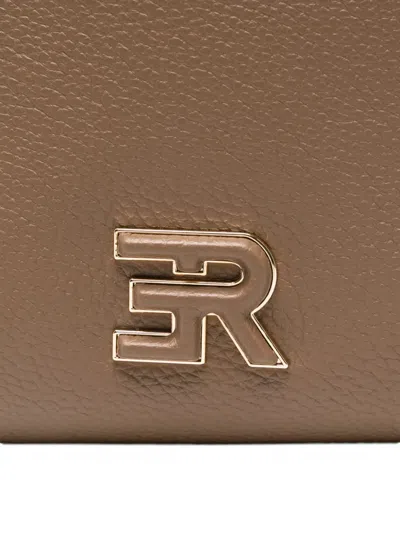 Ermanno Firenze Logo-strap Tote Bag In Brown