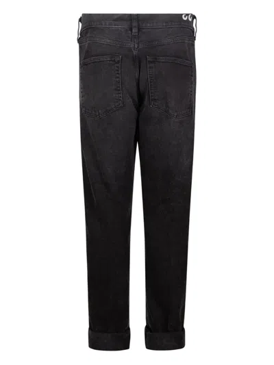Dondup Five-pockets Jeans In Black