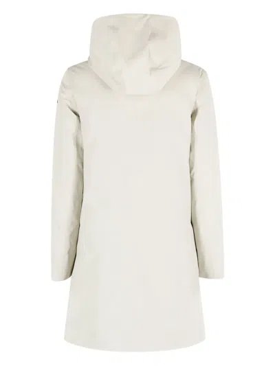Rrd Montecristo Hooded Coat In White