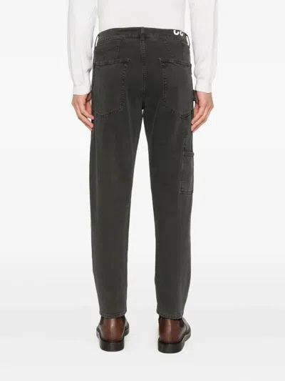 Dondup Pocket Denim Jeans In Gray