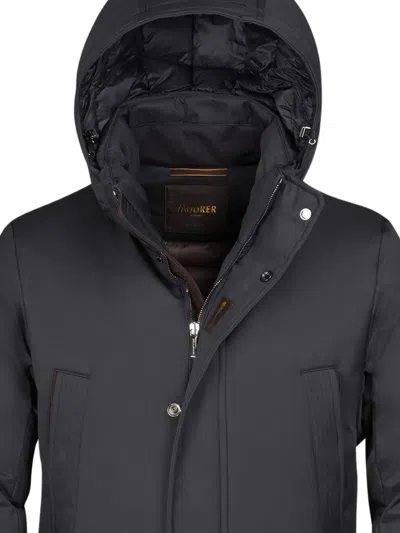 Moorer Oran-ads Parka In Black