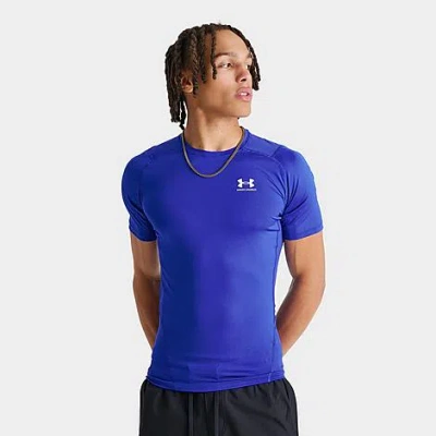 Under Armour Men's Heatgear Short-sleeve Training Top Size: Xl In Blue