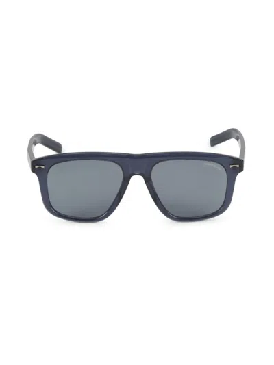 Montblanc Women's 55mm Solid Lens Square Sunglasses In Blue