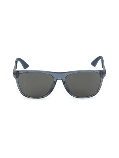 Montblanc Women's 56mm Solid Lens Square Sunglasses In Gray