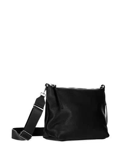 Quarzovivo Alika Adjustable-strap Shoulder Bag In Black