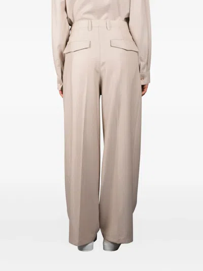 Moorer Tresa-ca7 Pocket Trousers In Neutral