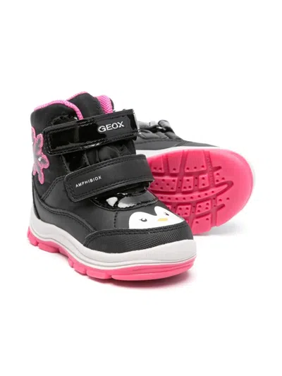 Geox Flanfil Boots In Black