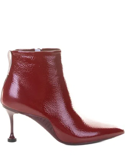 Voile Blanche Cosmo Pointed-toe Boot In Burgundy