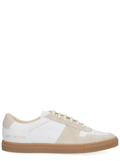 Common Projects Contemporary Low-top Sneakers Contrast Sole In White