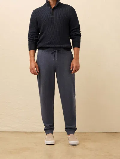 Faherty Aspen Lounge Cashmere Sweatpant In Gray
