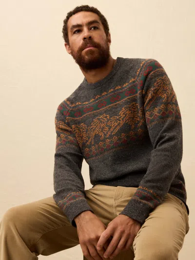 Faherty Donegal Crew Sweater In Multi