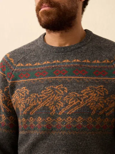 Faherty Donegal Crew Sweater In Multi