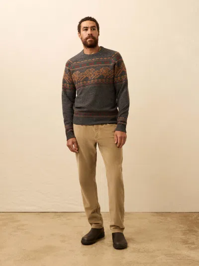 Faherty Donegal Crew Sweater In Multi