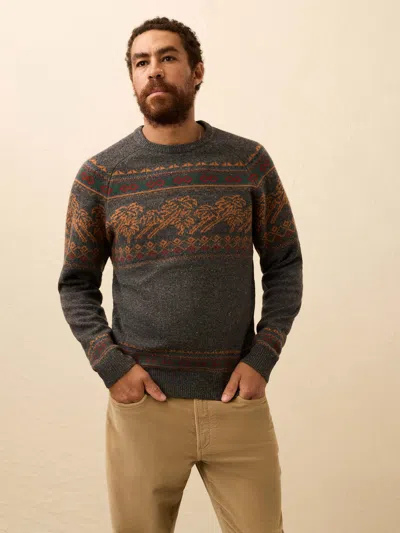 Faherty Donegal Crew Sweater In Multi