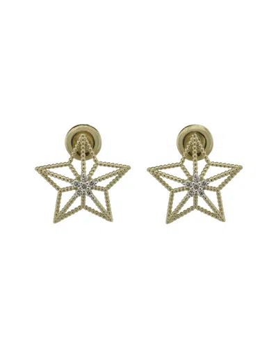 Ebru Jewelry 14k 0.12 Ct. Tw. Diamond Stud Earrings In Gold