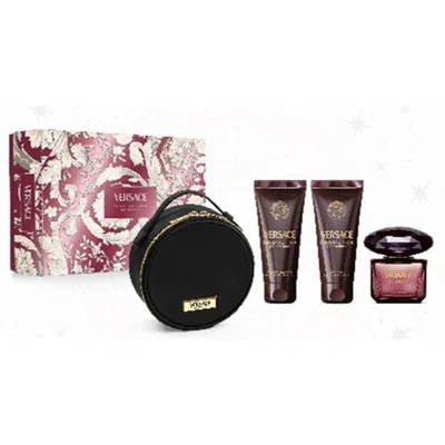 Versace Ladies Crystal Noir Gift Set Fragrances 8011003902866 In Multi