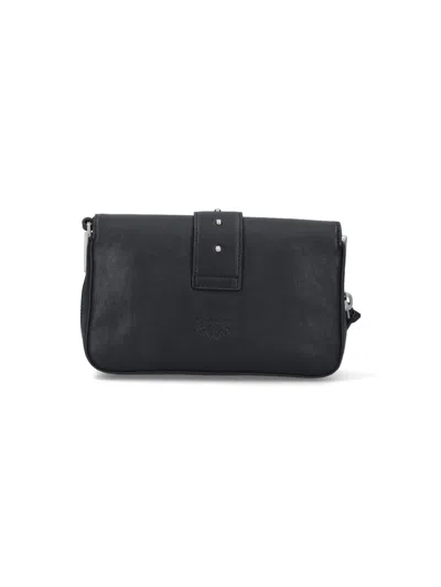 Pinko Mini Shoulder Bag Love One In Black