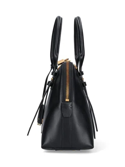 Pinko Bowling Bag Leather Shoulder Bag In Multi