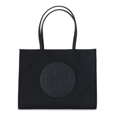 Tory Burch Ella Small Shopper Bag In Black