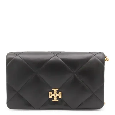 Tory Burch Kira Quilted Leather Crossbody Bag In Black