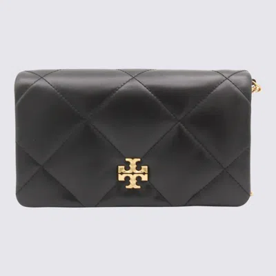 Tory Burch Kira Quilted Leather Crossbody Bag In Black
