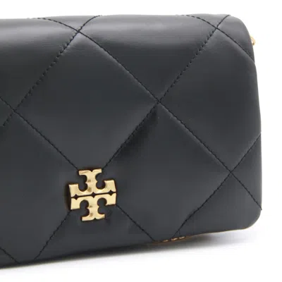Tory Burch Kira Quilted Leather Crossbody Bag In Black