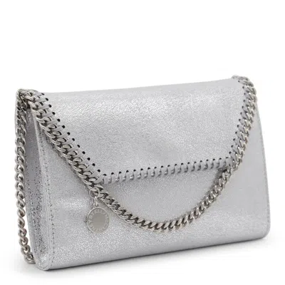 Stella Mccartney Falabella Metallic Finish Shoulder Bag In Metallic