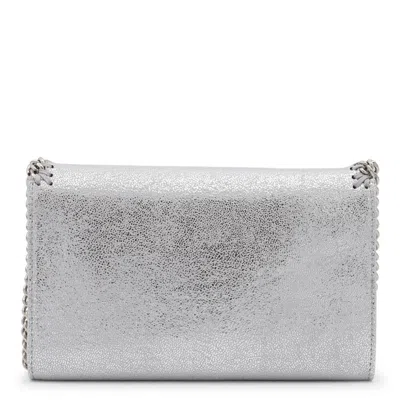 Stella Mccartney Falabella Metallic Finish Shoulder Bag In Metallic