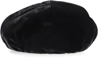 Emporio Armani Basque In Liquid Velvet In Black