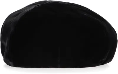 Emporio Armani Basque In Liquid Velvet In Black