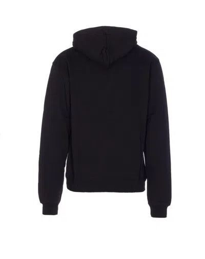 Jacquemus Hooded Long Sleeve Knitwear With Ribbed Cuffs In Black