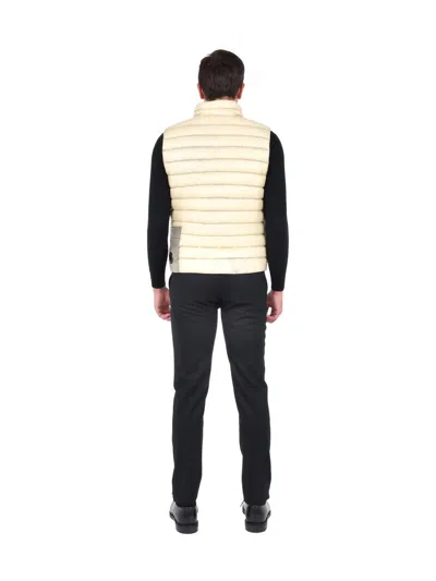 C.p. Company Quilted Puffer Gilet In Neutral