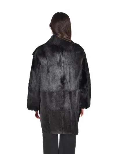 Alberta Ferretti Fur In Black