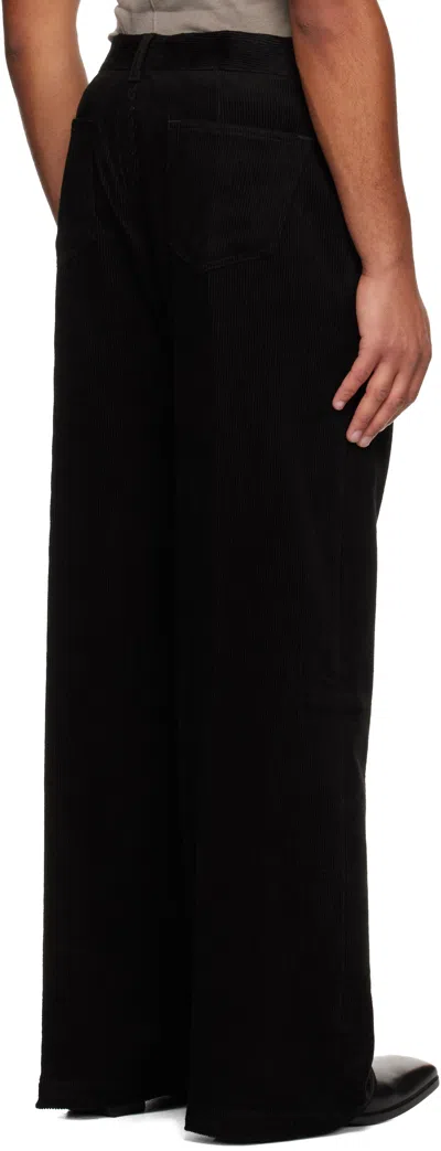 Rick Owens Black Concordians Geth Trousers In Black
