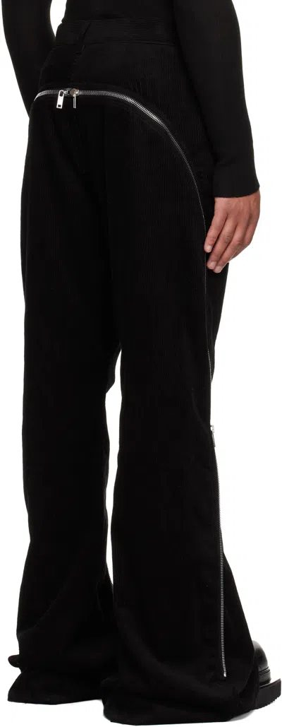 Rick Owens Black Concordians Bolan Banana Trousers In Black