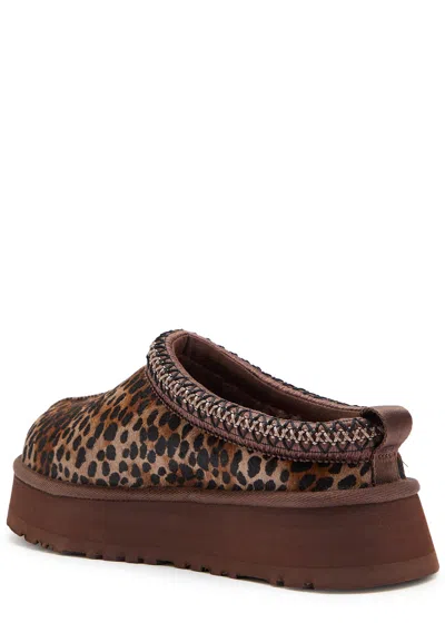 Ugg Tazz Caspian 1178430-bcdr Womens Brown Spotted Print Platform Slipper Gug121 In Animal Print