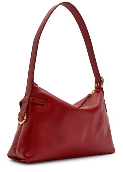 Givenchy Mini Voyou Buckle-detail Leather Tote Bag In Red