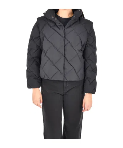 Herno Short Down Jacket In Black