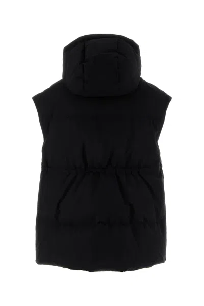 Herno Black Polyester Blend Sleeveless Down Jacket In Black