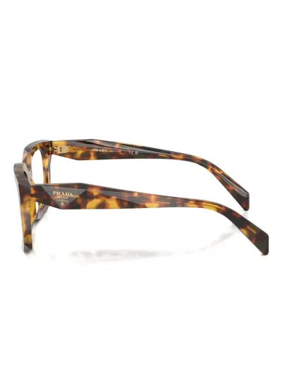 Prada Square-frame Tortoiseshell Glasses In Blue