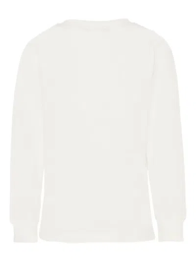 Trussardi Junior Long-sleeve Graphic T-shirt In White