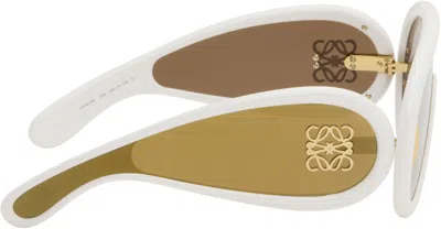 Loewe Lw40108i Anagram 25g Bianco Sunglasses