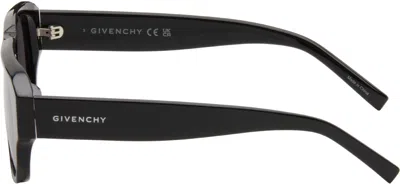 Givenchy Black Gv Day Aviator Sunglasses In Black